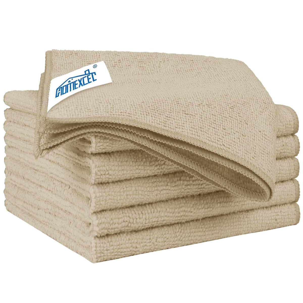 HOMEXCEL Black Microfiber Cleaning Cloth 12 Pack, 12.5 x 12.5 inch Microfiber Towels for Cars, Ultra Absorbent Car Washing Cloth, Lint Free Streak Free Cleaning Rags for Car, Kitchen, and Window