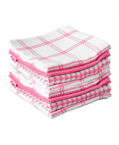 T-Fal Premium Waffle Dish Cloths: Highly Absorbent, Super Soft Long Lasting - 100% Cotton, 12"x13" Towel for Cleaning & Drying, (4-Pack), Sand