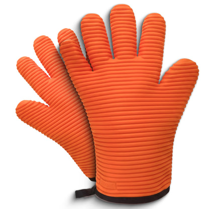 KITCHEN PERFECTION Smoker BBQ Grill Gloves - Heat Resistant Oven Mitts
