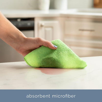 S&T INC. Microfiber Cleaning Cloth, 25 Pack, 11.5" x 11.5"