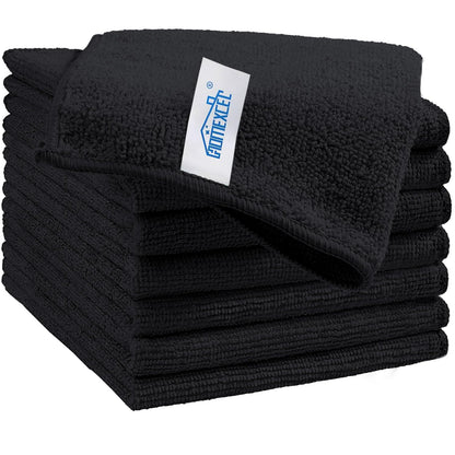 HOMEXCEL 8PK Microfiber Cleaning Cloth, Cleaning Rags for Home, 11.5x11.5in