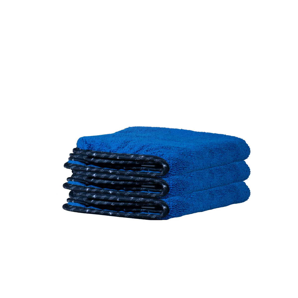 Chemical Guys, Professional Microfiber Towels, 16 x 16 in, Blue, 3 Pack