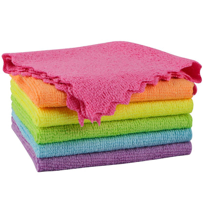 Orighty Microfiber Cleaning Cloth - 24 Pack, Cleaning Rags 12x11 inch