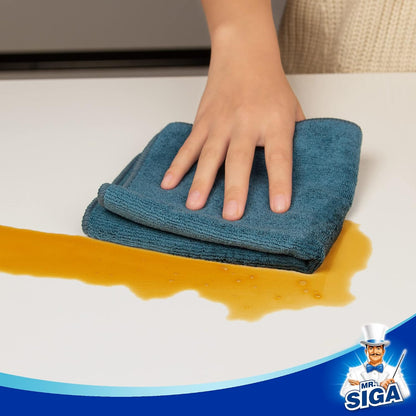 MR.SIGA Microfiber Cleaning Cloths, All Purpose Cleaning Towels, Pack of 6