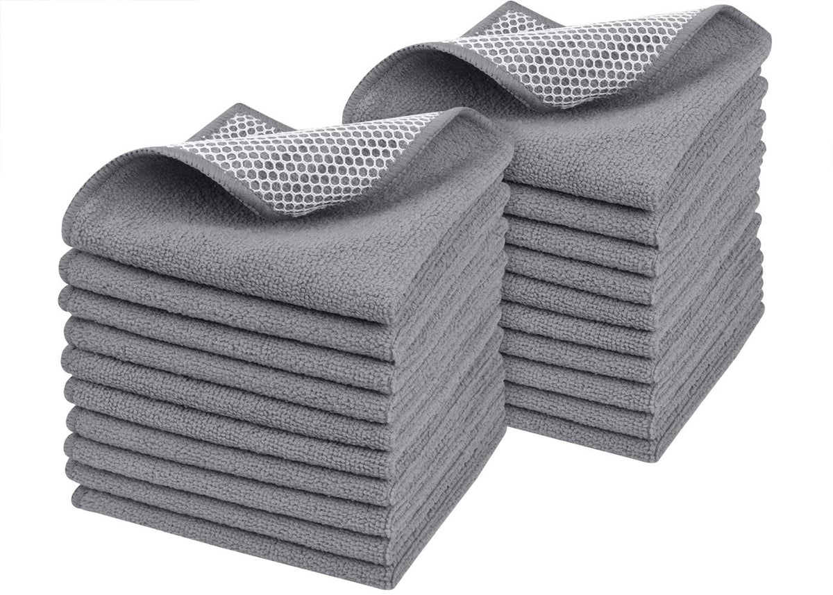 SINLAND Dish Cloth for Washing Dishes Kitchen Washcloth Cleaning Cloth