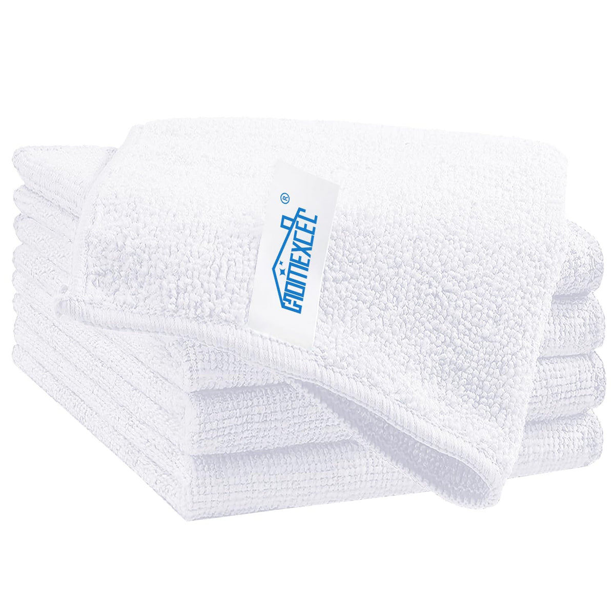 HOMEXCEL 8PK Microfiber Cleaning Cloth, Cleaning Rags for Home, 11.5x11.5in