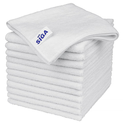 MR.SIGA Microfiber Cleaning Cloths, Streak Free Microfiber Towels, 12 Pack