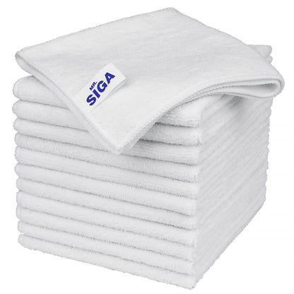 MR.SIGA Microfiber Cleaning Cloths, Streak Free Microfiber Towels, 12 Pack