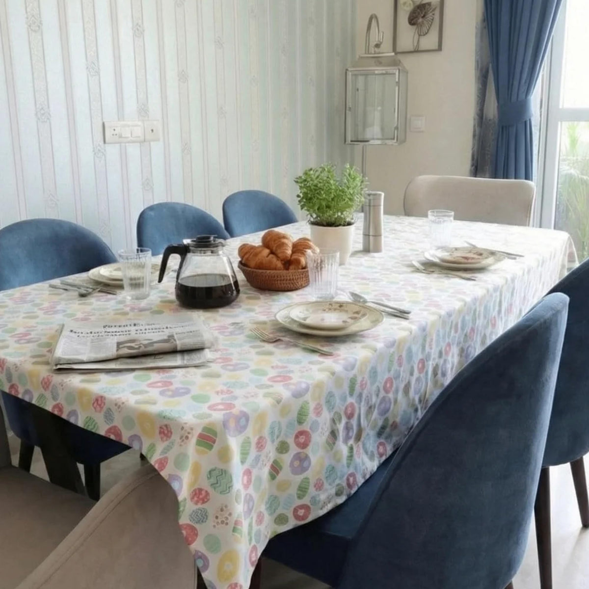 Urban Villa Tabletop Cover Kitchen Dining Tablecloth 100% Cotton Holiday Celebrations Wedding Dinner Parties White Rectangle 60X120 Inches 10-12 Seats Table Cloth