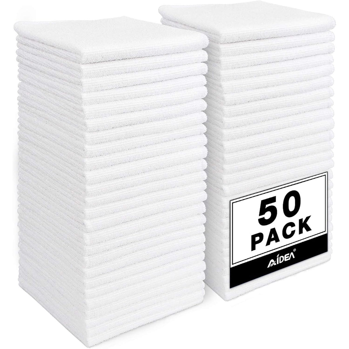 AIDEA Microfiber Cleaning Cloth-20PK, Microfiber Towels, Rags,11.5"×11.5"