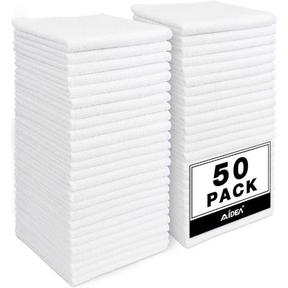 AIDEA Microfiber Cleaning Cloth-20PK, Microfiber Towels, Rags,11.5"×11.5"