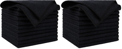 AIDEA Microfiber Cleaning Cloth Pink 10PK, Microfiber Towels 12×12"