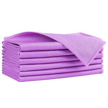 HOMEXCEL Glass Cleaning Cloths 6PK, Streak Free Towel for Windows, 14x16in