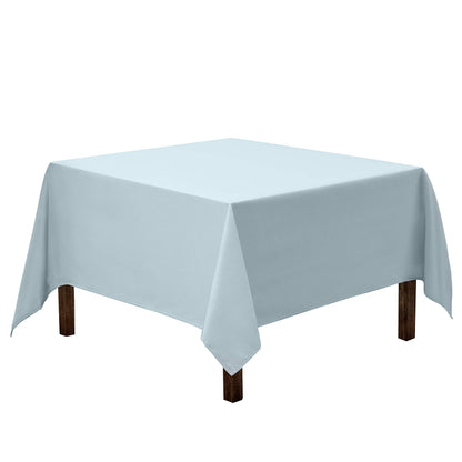 Gee Di Moda Square Tablecloth - 70 x 70 Inch Black Table Cloth for Medium Square or Round Tables - Heavy Duty Washable Fabric - for Buffet Table, Holiday Party, Dinner, Wedding & Baby Shower