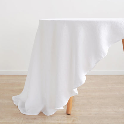 Linen World Linen Tablecloth,100% French Linen Natural Tablecloth 132" x 90" Inch,Washable Rectangular Tablecloth for Dining,Outdoor,Weddings and Restaurants,Decorative Thanksgiving Christmas