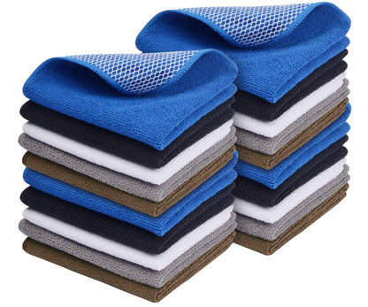 SINLAND Dish Cloth for Washing Dishes Kitchen Washcloth Cleaning Cloth