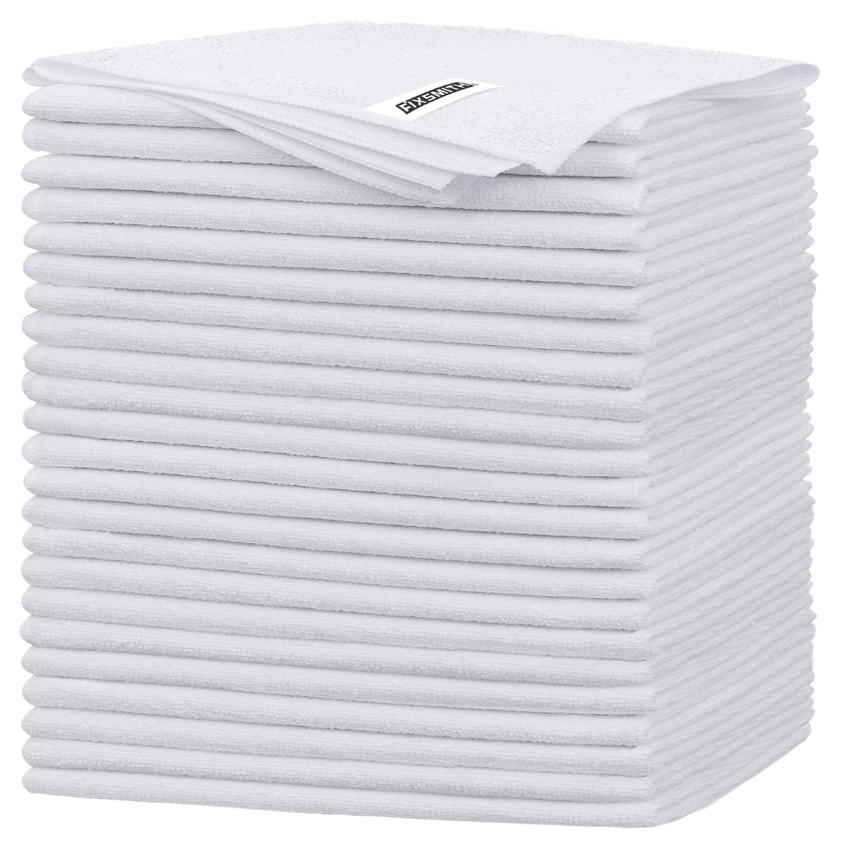 FIXSMITH Microfiber Cleaning Cloth - Pack of 8, Size: 12 x 16 in, Multi-Functional Cleaning Towels, Highly Absorbent Cleaning Rags, Lint-Free, Streak-Free Cleaning Cloths for Car Kitchen Home