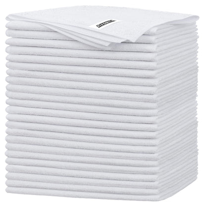 FIXSMITH Microfiber Cleaning Cloth - Pack of 8, Size: 12 x 16 in, Multi-Functional Cleaning Towels, Highly Absorbent Cleaning Rags, Lint-Free, Streak-Free Cleaning Cloths for Car Kitchen Home