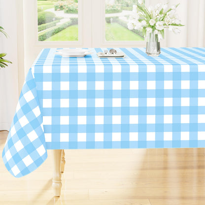 Smiry Fall Tablecloth, Flannel Backed Vinyl Table Cloth, 60"x84"
