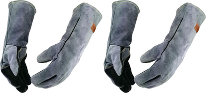 WZQH 16 In,932℉,Welding Gloves,Fireplace Glove,Fire & Heat Resistant,L
