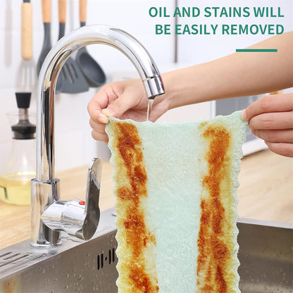 Bessrung 20 Pack Kitchen Dish Cloths Absorbent Microfiber Cleaning Cloth