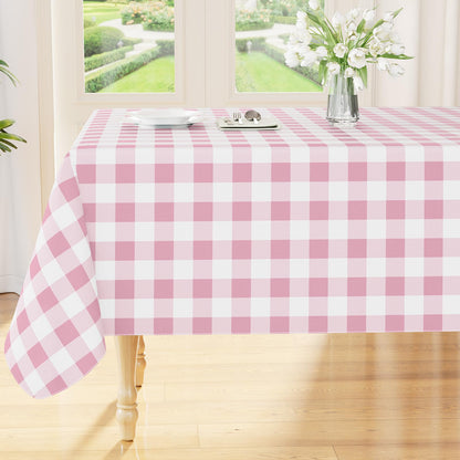 Smiry Fall Tablecloth, Flannel Backed Vinyl Table Cloth, 60"x84"