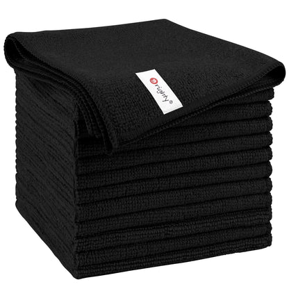 Orighty Microfiber Cleaning Cloth, Cleaning Rags, 12 Pack, 12x11 in