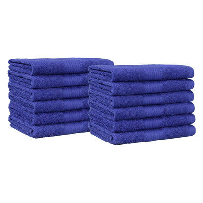Amazon Basics Fast Drying Cotton Washcloths for Bathroom, Machine Washable, Soft and Highly Absorbent, 12 x 12 in, White, 24-Pack