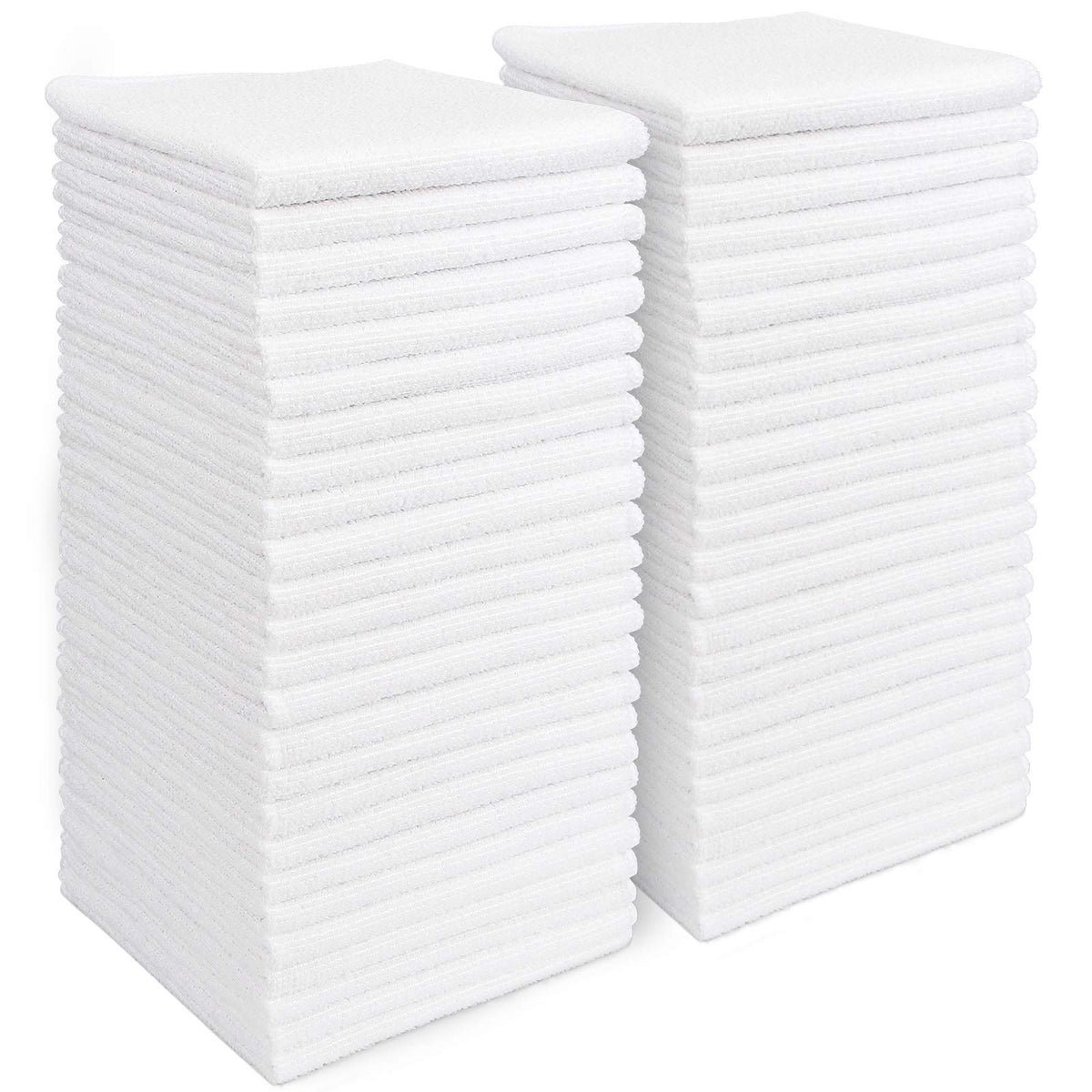 AIDEA Brown Microfiber Cleaning Cloth-12PK, Cleaning Rags 12"x12" Absorbent