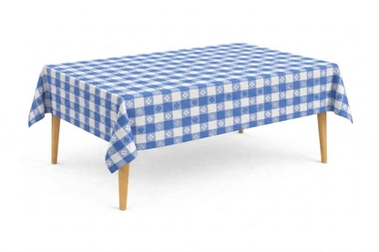 Party Dimensions White Disposable Plastic Tablecloth for Rectangle Tables (12 Pack) Table Cloths for Parties, Events & Weddings, Indoors Outdoors, 54 x 108 inches, Plastic Table Cover