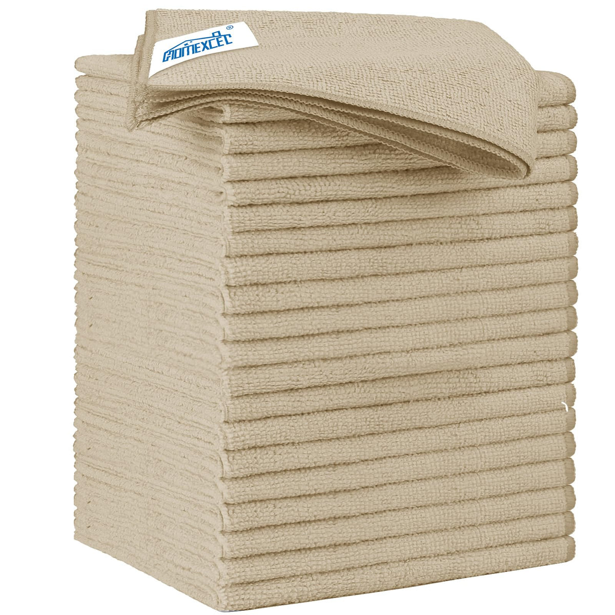 HOMEXCEL Black Microfiber Cleaning Cloth 12 Pack, 12.5 x 12.5 inch Microfiber Towels for Cars, Ultra Absorbent Car Washing Cloth, Lint Free Streak Free Cleaning Rags for Car, Kitchen, and Window