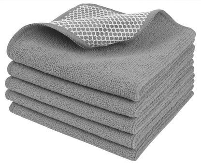 SINLAND Dish Cloth for Washing Dishes Kitchen Washcloth Cleaning Cloth