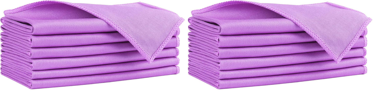 HOMEXCEL Glass Cleaning Cloths 6PK, Streak Free Towel for Windows, 14x16in