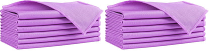 HOMEXCEL Glass Cleaning Cloths 6PK, Streak Free Towel for Windows, 14x16in