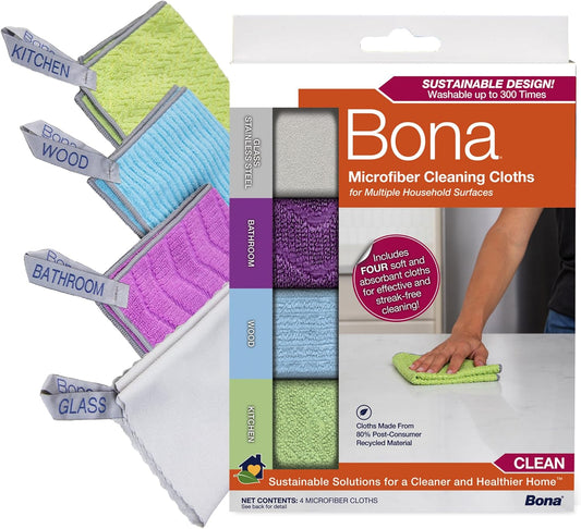 Bona® Microfiber Cleaning Cloths Multipack