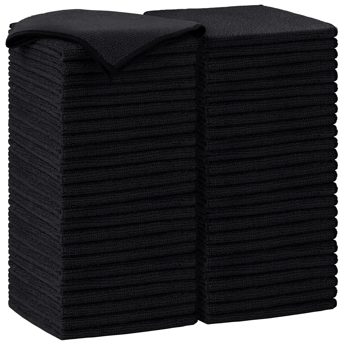 AIDEA Brown Microfiber Cleaning Cloth-12PK, Cleaning Rags 12"x12" Absorbent