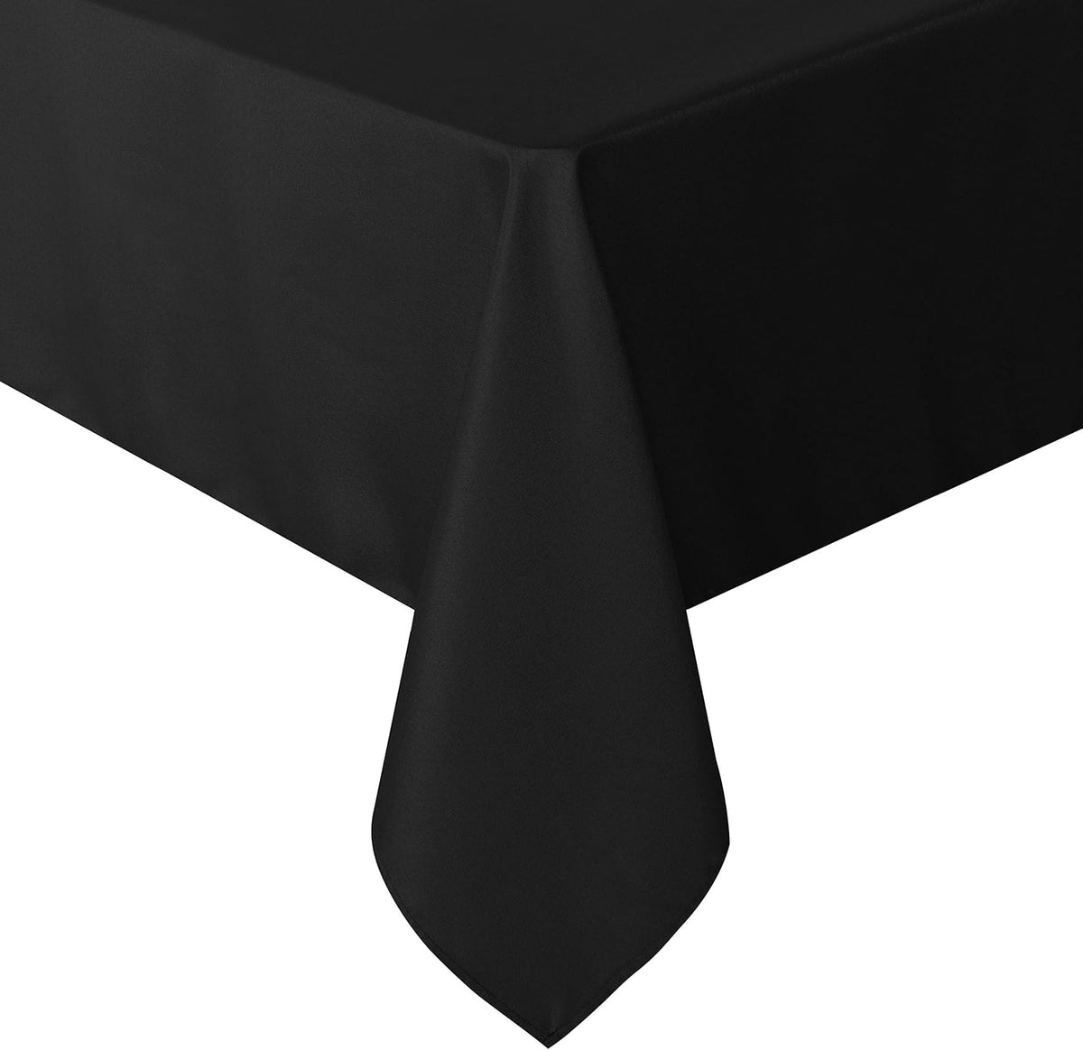 sancua Rectangle Tablecloth, 60 x 102 Inch, Black