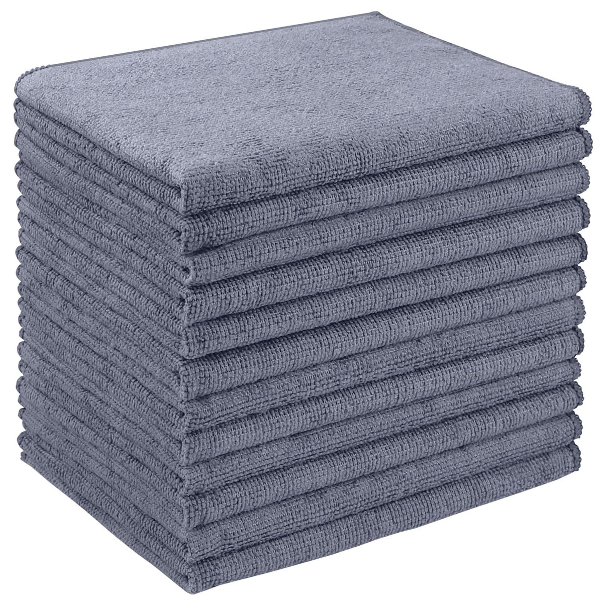 AIDEA Microfiber Cleaning Cloth 24 Pack, Microfiber Towels for Cars, Soft & Absorbent Cleaning Rags, Premium Lint Free Shop Towels for House, Kitchen, Car, 12inx16in