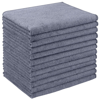 AIDEA Microfiber Cleaning Cloth 24 Pack, Microfiber Towels for Cars, Soft & Absorbent Cleaning Rags, Premium Lint Free Shop Towels for House, Kitchen, Car, 12inx16in