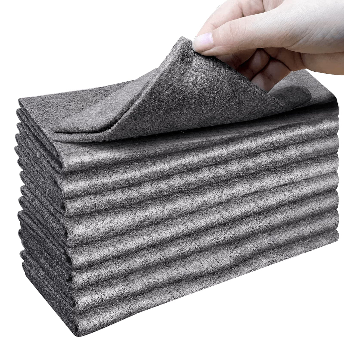 XANGNIER Thickened Magic Cleaning Cloth,Lint Free,11.8 * 11.8in,8 Pcs