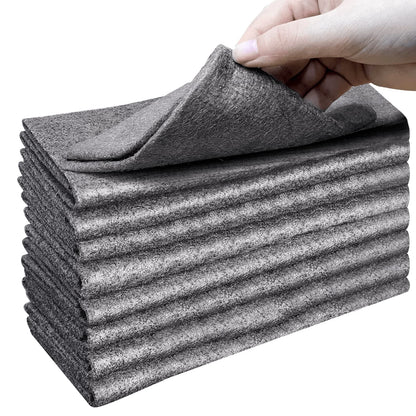 XANGNIER Thickened Magic Cleaning Cloth,Lint Free,11.8 * 11.8in,8 Pcs