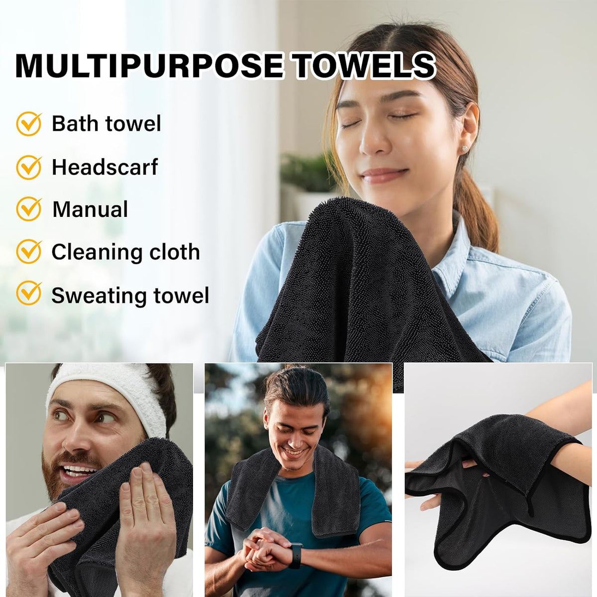 Shiny Cleaning Wipes, 3Pack Shiny Cloths Drying Towels,Shower Doors Drying Towels,16 * 16" Streak Free Glass Window Car Mirror Super Absorben Microfiber Cleaning Cloths
