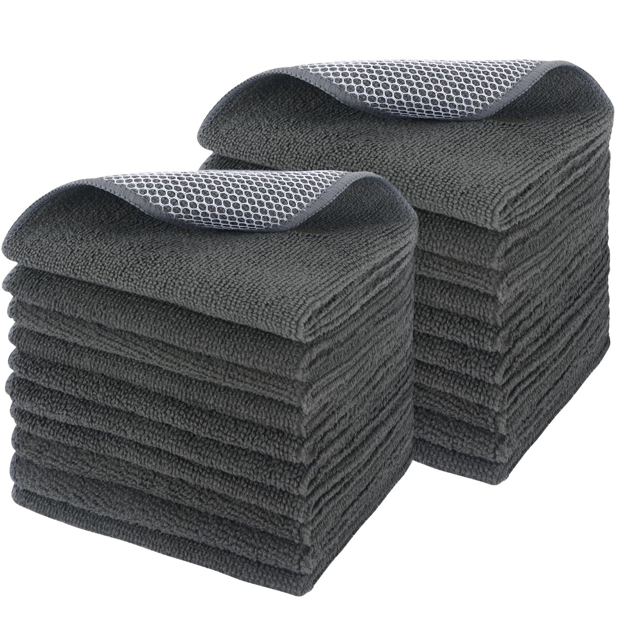 SINLAND Dish Cloth for Washing Dishes Kitchen Washcloth Cleaning Cloth
