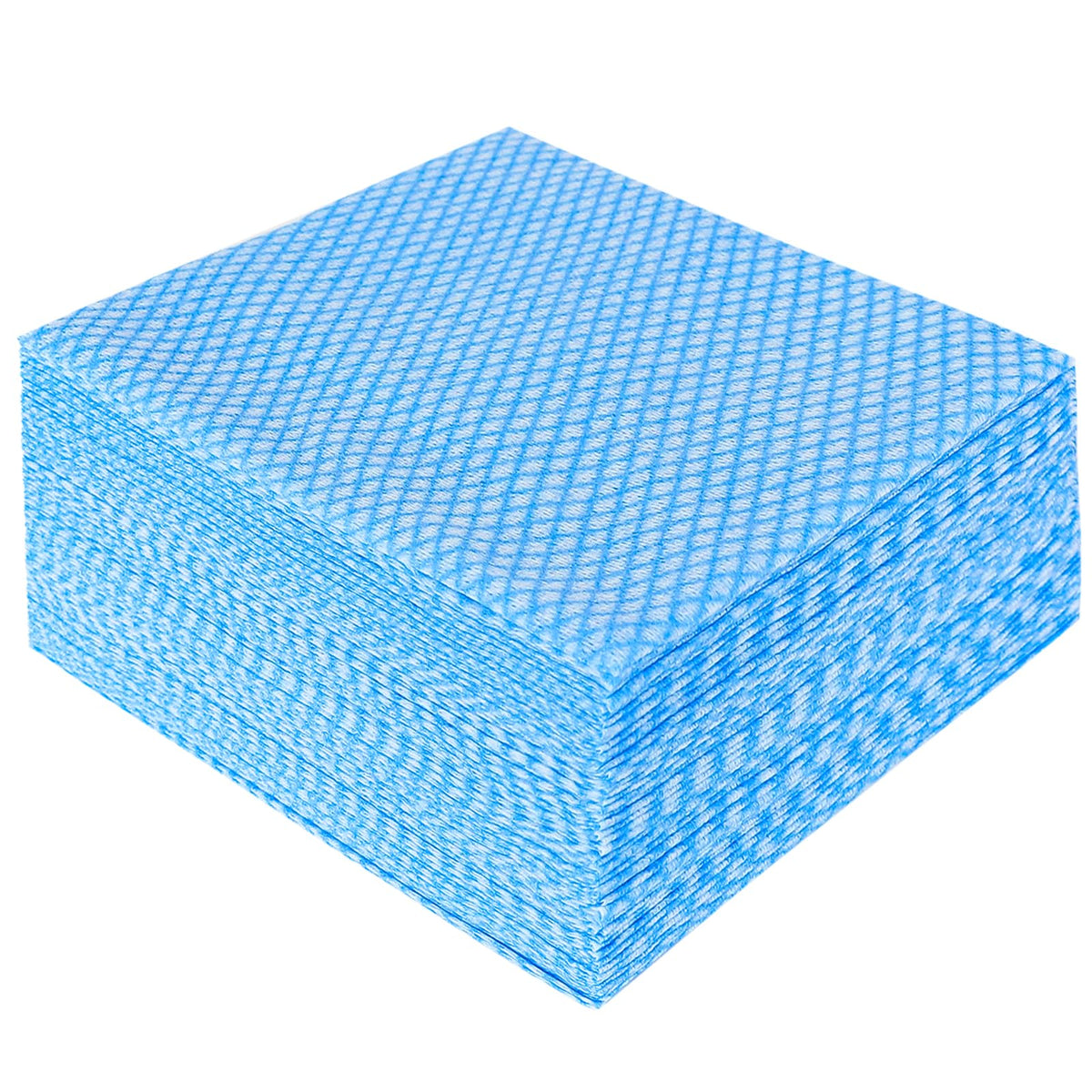 JEBBLAS Disposable Cleaning Towels and Dish Cloths, Reusable Towels,Handy Cleaning Wipes, 50 Count/Pack,Blue