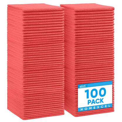 HOMEXCEL 8PK Microfiber Cleaning Cloth, Cleaning Rags for Home, 11.5x11.5in