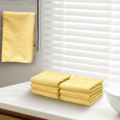 Simple Houseware 16" x 24" Microfiber Cleaning Towels, Heavy Duty 9 Pack