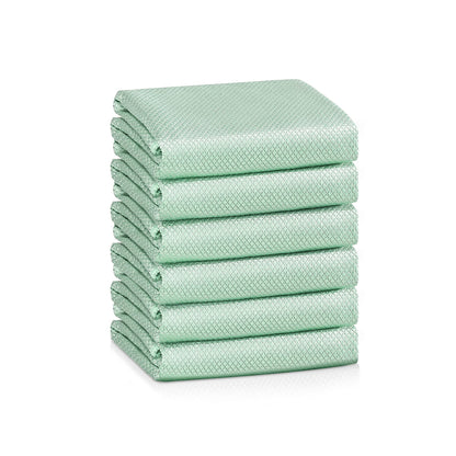Fish Scale Streak Free Magic Glass Window Car Mirror Microfiber Cleaning Cloth Cleaner Cloths,Lint Free Stainless Steel Windshield Shower Cleaning Cloth,Miracle Polishing Towels Shiny Wipes,Pack 6,Mix