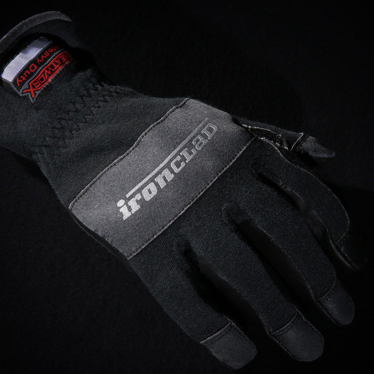 Ironclad HEATWORX HEAVY DUTY; Heat Resistant Gloves, Silicone-Palm, Rated up to 600°F (315 °C) Kevlar-Liner and Shell, (1 Pair), Black