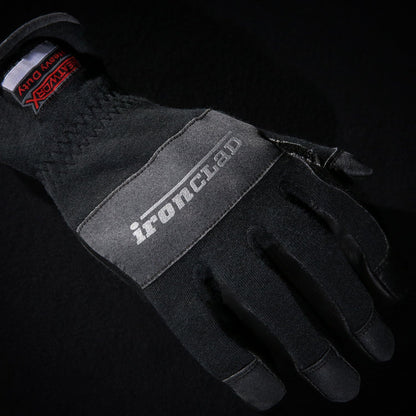 Ironclad HEATWORX HEAVY DUTY; Heat Resistant Gloves, Silicone-Palm, Rated up to 600°F (315 °C) Kevlar-Liner and Shell, (1 Pair), Black