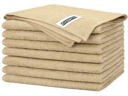 FIXSMITH Microfiber Cleaning Cloth - Pack of 8, Size: 12 x 16 in, Multi-Functional Cleaning Towels, Highly Absorbent Cleaning Rags, Lint-Free, Streak-Free Cleaning Cloths for Car Kitchen Home